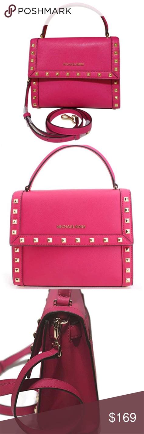 michael kors dillon messenger ultra pink|Women's Pink Designer Handbags .